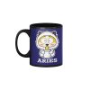 blue aries zodiac mug with size 11oz