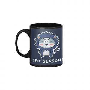 blue leo zodiac mug with size 11oz