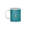 green pisces horoscope mug with size 11oz